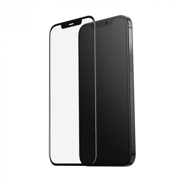 Sticlă Temperată Pentru Jocuri Cu Ecran Complet Joyroom Knight Series 2,5D Pentru IPhone 12 Mini Negru (JR-PF625)