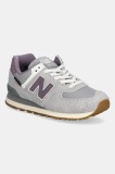 New Balance sneakers din piele intoarsă 574 femei, culoarea violet, U574YGD