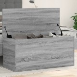 VidaXL Cutie de depozitare, gri sonoma, 100x42x46 cm, lemn prelucrat
