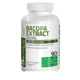 Bacopa Monnieri Extract 500mg Bronson Laboratories - 90 Capsule, Supliment Memorie, Concentrare, Antioxidant