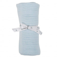 Paturica celulara din bambus 90x60 cm Comfi Love Baby Blue 844272 foto