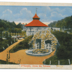 395 - PITESTI, Trivale Park, Romania - old postcard, CENSOR - used - 1918