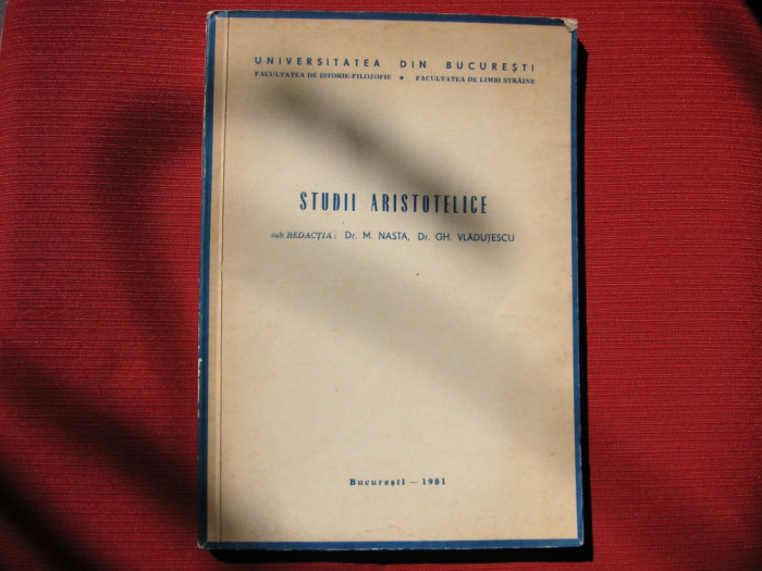 Studii aristotelice - M.Nasta , Gh.Vladutescu