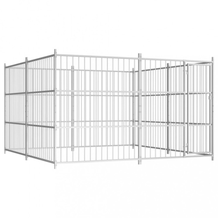 Padoc pentru c&acirc;ini de exterior, 300 x 300 x 185 cm