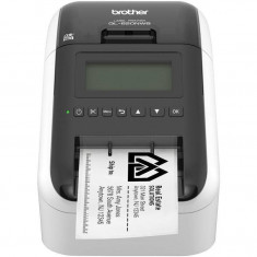 Imprimanta de etichete Brother QL-820NWB USB 300 dpi White Black foto