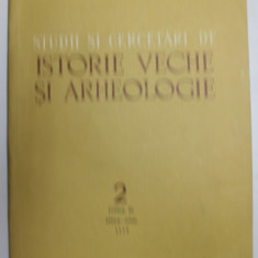 STUDII SI CERCETARI DE ISTORIE VECHE SI ARHEOLOGIE , TOMUL 30 , NUMARUL 2 , APRILIE - IUNIE , 1979