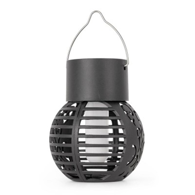 Lampa solara cu agatatoare 6x LED WW efect flacara Entac foto