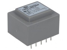 Transformator &amp;icirc;ncapsulat 1,2VA 230V 24V 50mA PCB foto