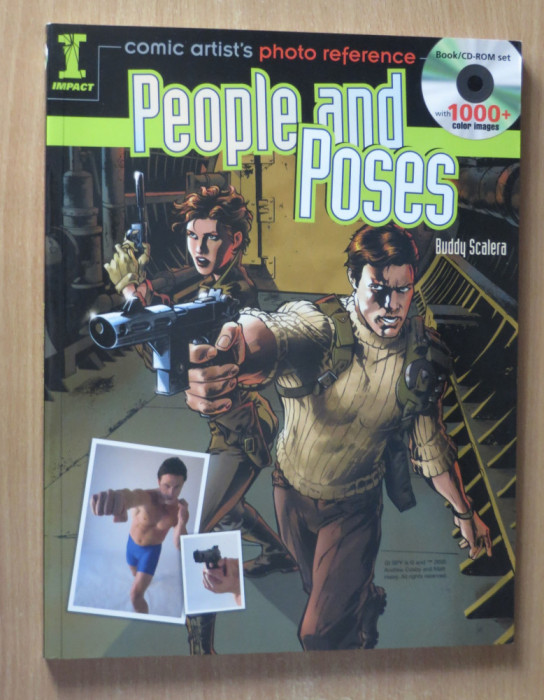 Comic Artist&#039;s Photo Reference - People &amp; Poses (Book+CD) - Buddy Scalera