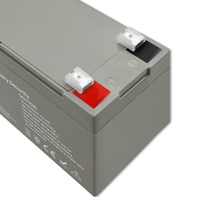 Baterie AGM, Qoltec, 12 V, 7 Ah, 105 A, Gri