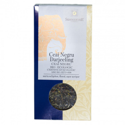 CEAI NEGRU DARJEELING ECO 100gr SONNENTOR foto