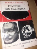 POVESTIRI DIN CALENDAR de BERLOLT BRECHT