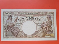 Bancnota 2000 lei 18 noiembrie 1941 aUNC++++ ---&amp;gt; UNC foto