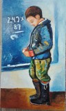 Tablou Incurcat in socoteli semnat Cimpoesu dupa O. Bancila.
