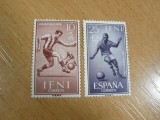 Lot 2 Timbre Nestampilate Ifni Spania 1959-1961 - Fotbal, Jucatori -A94