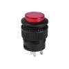 Buton CR 18x29fi16mm rosu LED