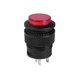 Buton CR 18x29fi16mm rosu LED