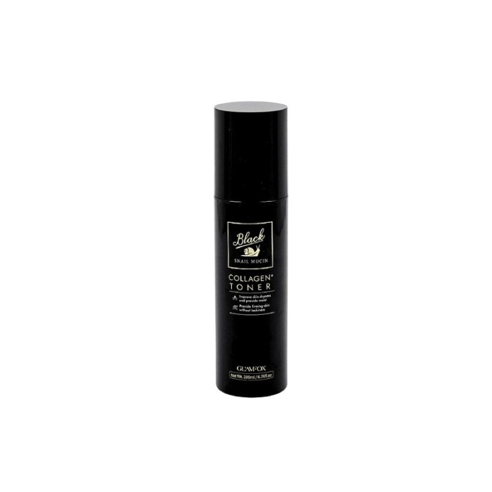 Glamfox Black Snail Mucin Collagen Toner Toner facial 200 ml