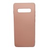 Husa silicon soft-touch compatibila cu Samsung Galaxy S10, Rose, ALC MOBILE