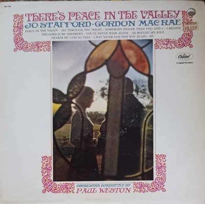 Disc vinil, LP. There&amp;#039;s Peace In The Valley-JO STAFFORD, GORDON MACRAE-251950 foto