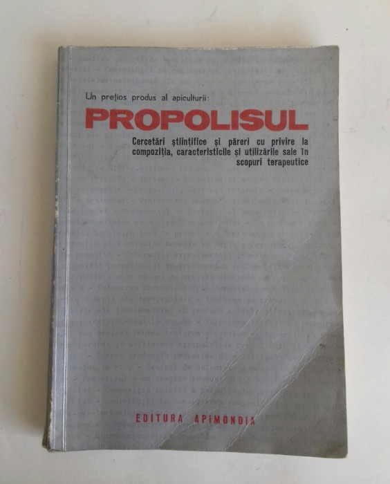 Un pretios produs al apiculturii: Propolisul 1975