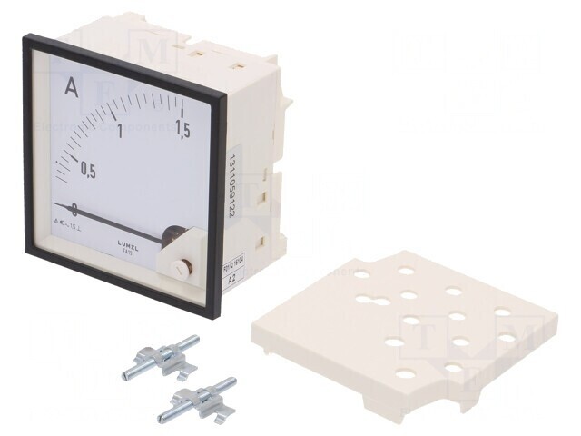 Ampermetru pe Panou True RMS 0-1,5A 40-72Hz Clasa 1,5