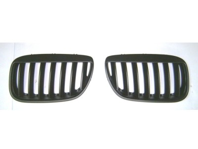 Grila masca fata fata BMW X5 (E53), 05.2003-10.2006, partea stanga, satin; Tuning, foto