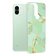 Husa telefon compatibila xiaomi redmi a1+ / a2+, personalizata, green hex foto