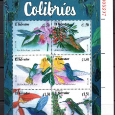 SALVADOR 1998, Fauna, Pasari, MNH, serie neuzata