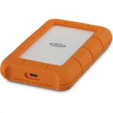 HDD extern LACIE 1 TB, Rugged, 2.5 inch, USB 3.0, portocaliu/ argintiu, &quot;STFR1000800&quot; (timbru verde 0.8 lei)