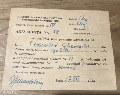 (2) Act Adeverinta 1948 MAI foto