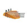 Set 10 chei hexagonale 1,5 - 10 mm, CR-V Vorel 56393