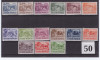 50-INDONEZIA 1956-1958-FAUNA-ANIMALE-Serie completa de 15 timbre nestampilate,NH, Nestampilat