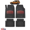 Covorașe Auto TeamCar&reg; Tip Tăviță Compatibile Land Rover Freelander II (2006&ndash;2014) - Red, Cauciuc, Oem