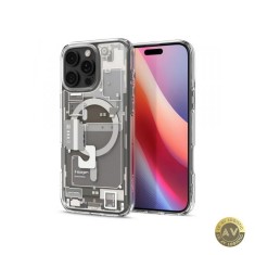 Husa MagSafe pentru Apple iPhone 16 Pro Max Spigen Ultra Hybrid Zero One Gri ACS08381