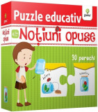 Notiuni opuse - Puzzle educativ |