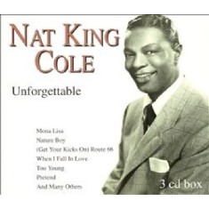 CD # 3XCD BOX cu 3CD - Nat King Cole &lrm;&ndash; Unforgettable (VG++)
