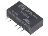 Convertor DC/DC 1W 12V la 24V și -24V, Montare THT, XP POWER