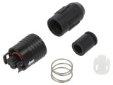 Mufă Circulară Push-Pull HR30 2A Aurit Lipire PIN 6