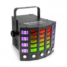 Beamz Gobo Derby, reflector 3-in-1, diode LED RGBAW/UV, 60 W, DMX, operare separata, regim de sunet foto
