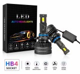 Cumpara ieftin Set becuri LED HB4 - 12V-24V, 60W, 6500LM, 6000K, CANBUS fara erori