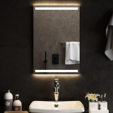 Oglinda de baie cu LED, 40x60 cm GartenMobel Dekor, vidaXL