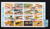 Guineea Ec., 1979 | Aviaţie timpurie - Avioane de epocă | Minisheet NDT. | aph, Transporturi, Stampilat