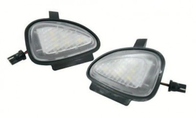 Lampi LED Undermirror VW Golf 6, Golf 6 Gti 2009~, Golf Cabriolet 2012~, Touran 2010~ - (BTLL-058) OR-7412 foto