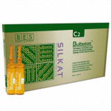 Lotiune pentru prevenirea caderii excesive a parului Silkat Bulboton C2, 12x10 ml, Bes Beauty&amp;Scienece, BEAUTY SWEETIES