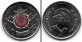 CANADA 2004 25 cents Remember Souvenir, color, America de Nord