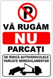 indicator pentru parcarea interzisa se ridica autovehiculele parcate neregulamentar