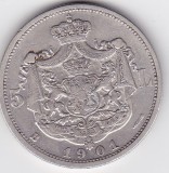 Moneda Argint Romania 5 Lei 1901 Carol I, Numismatica