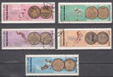 M2 TS6 6 - Timbre foarte vechi - Yemen - JO de iarna Grenoble 1968, Sport, Stampilat