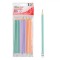 Creioane HB, Monybia, Set 12 Bucăți, Multicolor, Cu Radieră